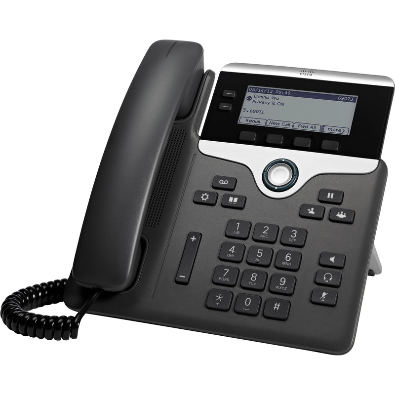 Cisco 7800 VOIP Phone, Black (CP-7821-3PCC-K9=)