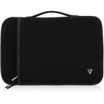 V7 Laptop Sleeve, Black Neoprene (CSE12HS-BLK-9N)