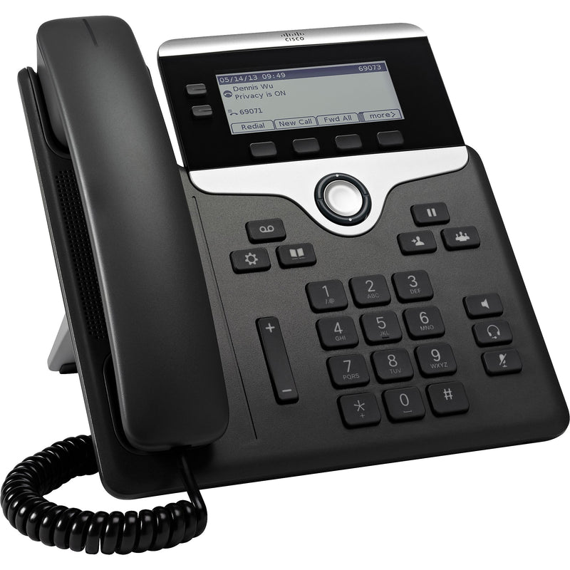 Cisco 7800 VOIP Phone, Black (CP-7821-3PCC-K9=)