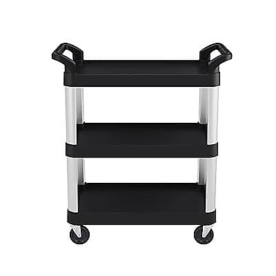 Suncast Commercial Three Shelf Service Cart, 20" x 34" (RC2030)