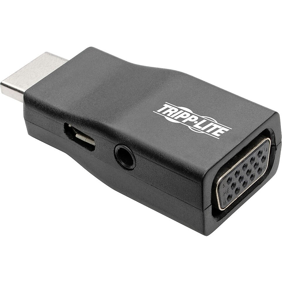 Tripp Lite P131-000-A HDMI to VGA Adapter with Audio (M/F) (P131-000-A)