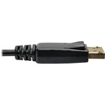 Tripp Lite Mini DisplayPort to DisplayPort Adapter Cable 4K M/M Black Mdp to DP 3ft (P583-003-BK)