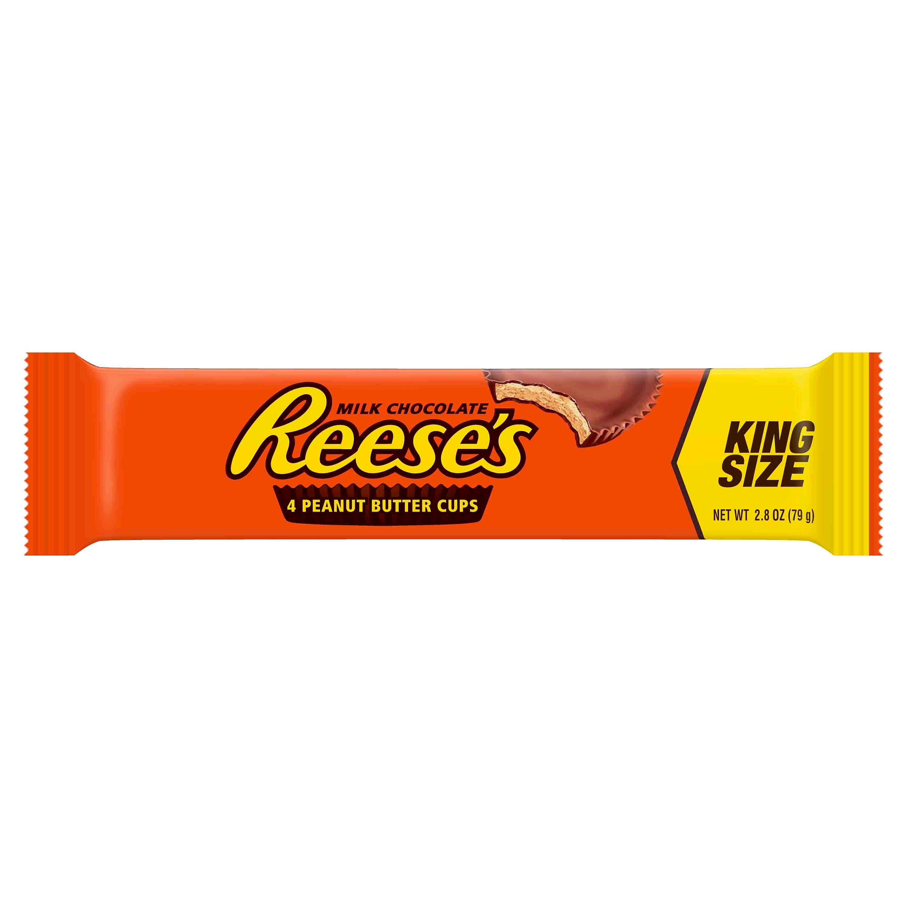 Reese's King Size Peanut Butter Cups, 2.8 oz., 24/Box (HEC48000)