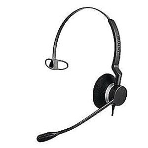 Jabra Biz 2300 Noise Canceling Mono Headset Microphone, Over-the-Head, Black (2393-823-109)