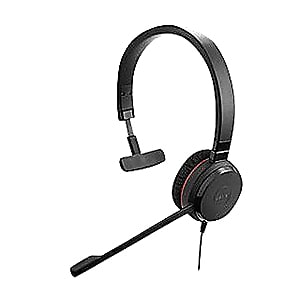 Jabra Evolve 30 II Noise Canceling Mono Headset Microphone, Over-the-Head, Black (5393-823-309)