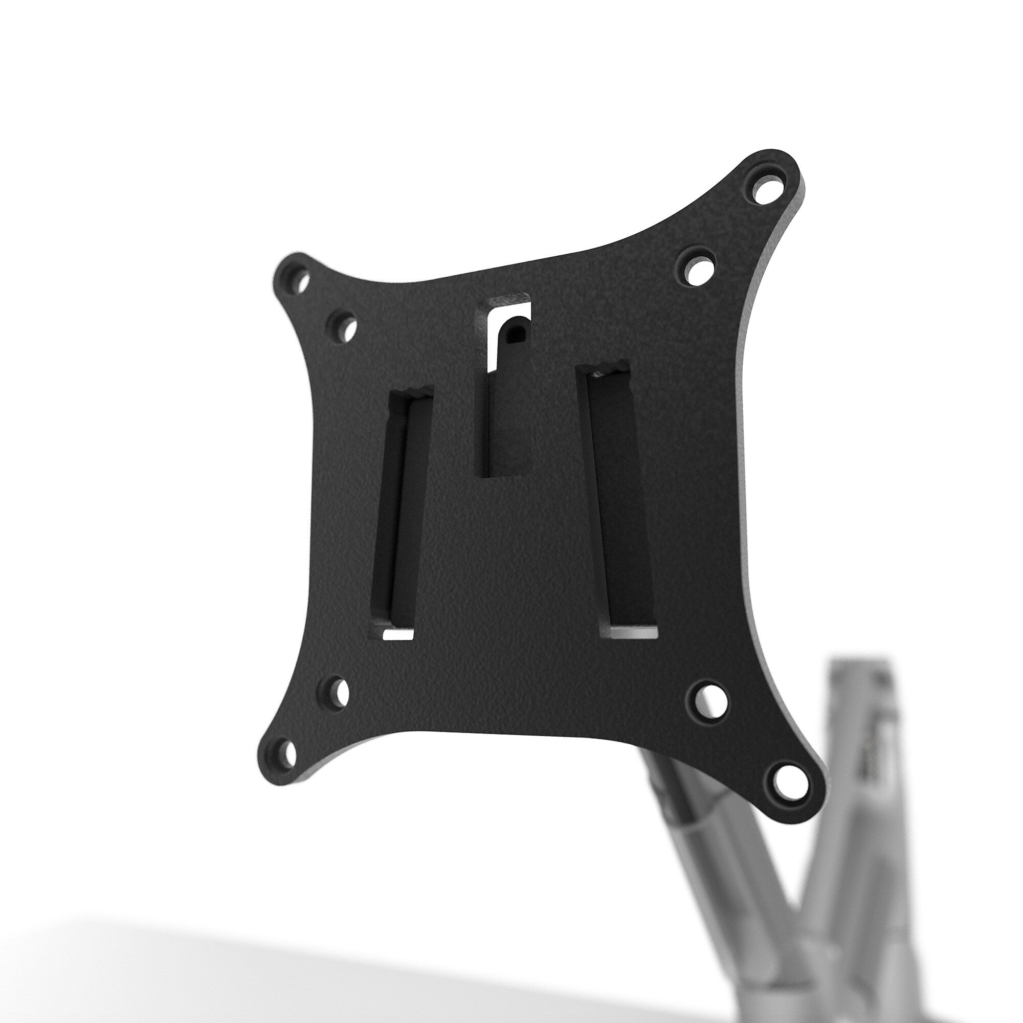 Kanto DMS1000S Adjustable Gas Shock Arm Monitor Desktop Mount for up to 32" Displays, Silver