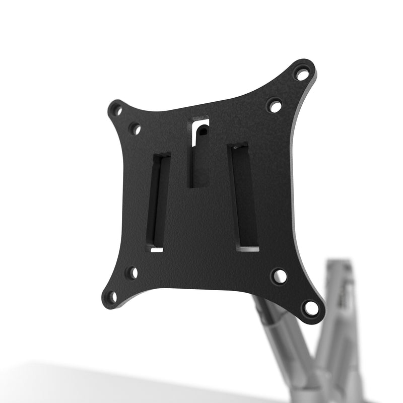 Kanto DMS1000S Adjustable Gas Shock Arm Monitor Desktop Mount for up to 32" Displays, Silver