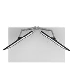 Kanto DMS2000S Adjustable Gas Shock Arm Dual-Monitor Desktop Mount for up to 32" Displays, Silver