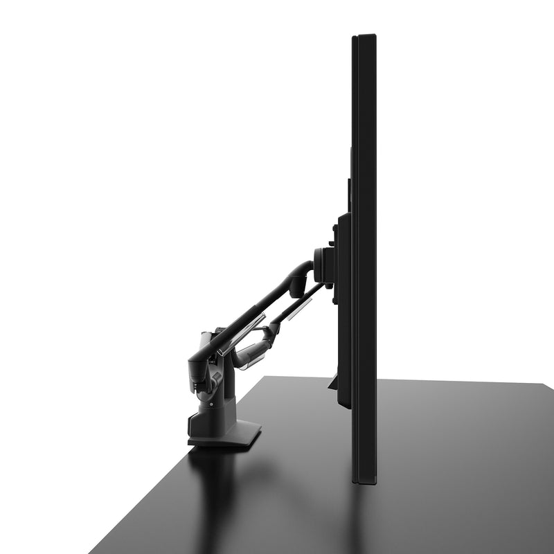 Kanto DMS2000 Adjustable Gas Shock Arm Dual-Monitor Desktop Mount for up to 32" Displays, Black