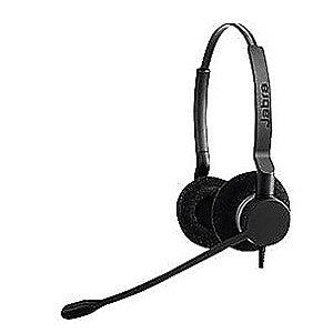 Jabra Biz 2300 Noise Canceling Stereo Computer Headset, On Ear, Black (2399-829-109)