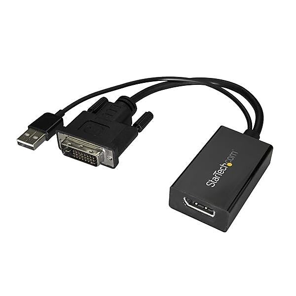 StarTech DVI To DisplayPort Adapter with USB Power (DVI2DP2)