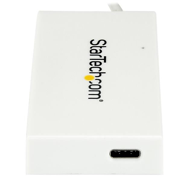 StarTech 4-Port USB-C Hub, White (HB30C3A1CFBW)