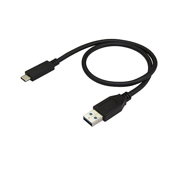 StarTech USB31AC50CM 1.64 ft USB-A to USB-C Cable, Black