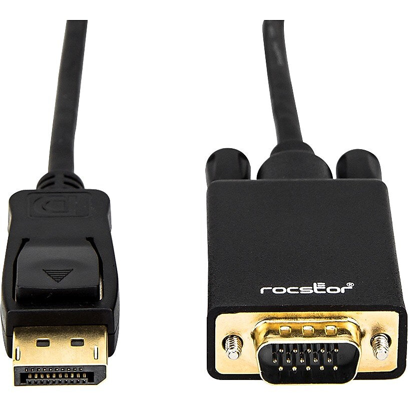 Rocstor DisplayPort/VGA Video Cable (Y10A172-B1)