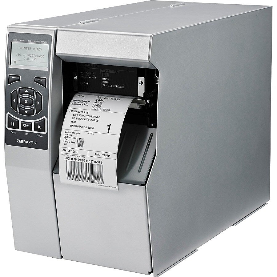 Zebra ZT510 Direct Thermal/Thermal Transfer Printer, Monochrome, Label Print (ZT51042-T010000Z)