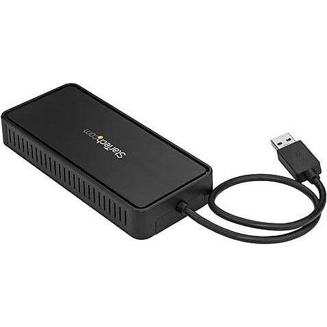 StarTech® USB to Dual DisplayPort Mini Docking Station, Dual 4K 60Hz, GbE, USB 3.0, Dual Monitor Mini Dock, DisplayPort Hub