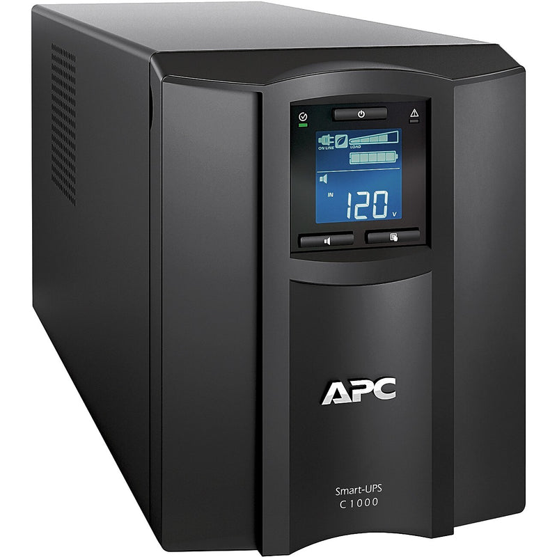 APC Smart-UPS C 1000VA UPS, 8-Outlets, Black (SMC1000C)