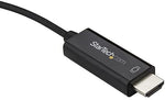 StarTech.com 3 m (10 ft.) USB-C to HDMI Cable, 4K at 60Hz, Black (CDP2HD3MBNL)