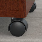Bush Business Furniture Westfield 72W L Shaped Desk with 48W Return and Mobile File Cabinet, Mahogany (SRC001MASU)
