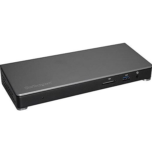 StarTech® Thunderbolt 3 Dock with SD Card Reader, Dual-4K, 85W USB Power Delivery
