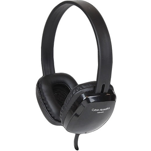 Cyber Acoustics Stereo Headphones, Black (ACM-6005)
