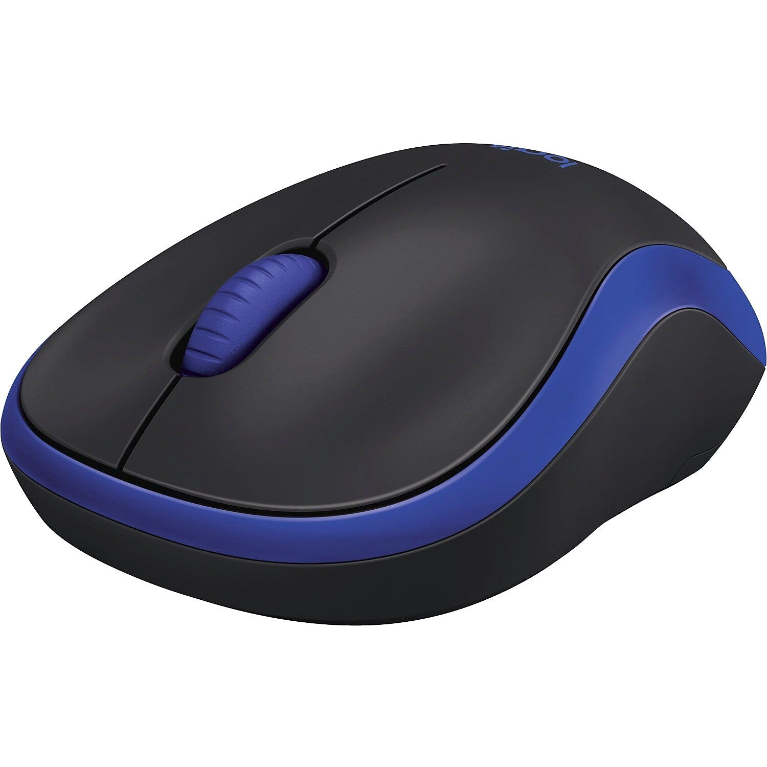 Logitech M185 Wireless Ambidextrous Optical Mouse, Blue (910-003636)