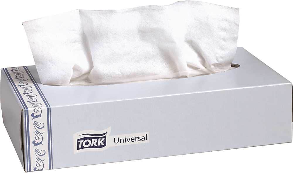 Tork Universal Facial Tissue, 2-ply, 100 Tissues/Box, 30 Boxes/Pack (TRKTF6710A)