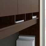 Bush Business Furniture Westfield 60W x 24D Office Desk with Hutch and Mobile File Cabinet, Mocha Cherry (SRC014MRSU)