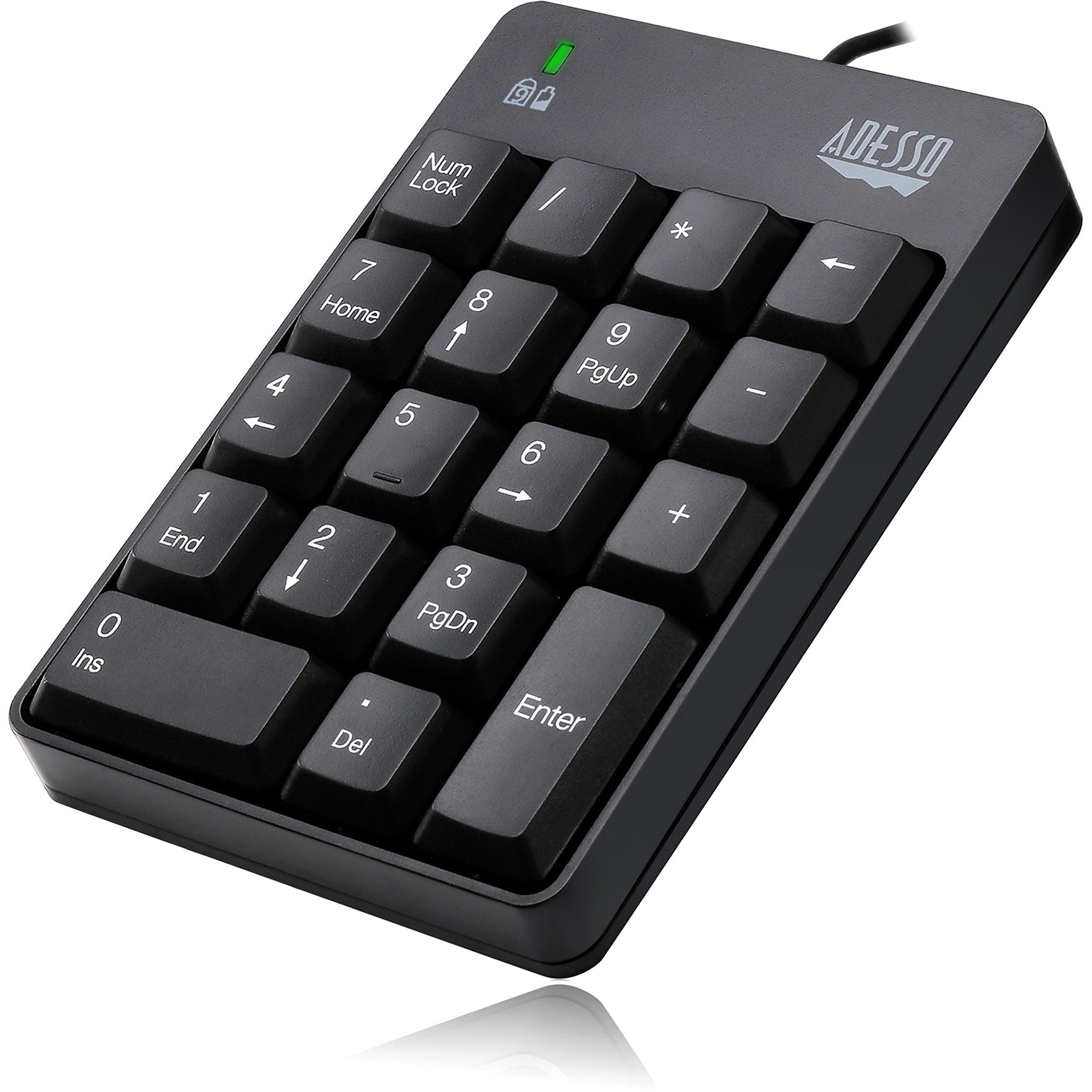 Adesso Wired Keypad, Black (AKB-601UB)