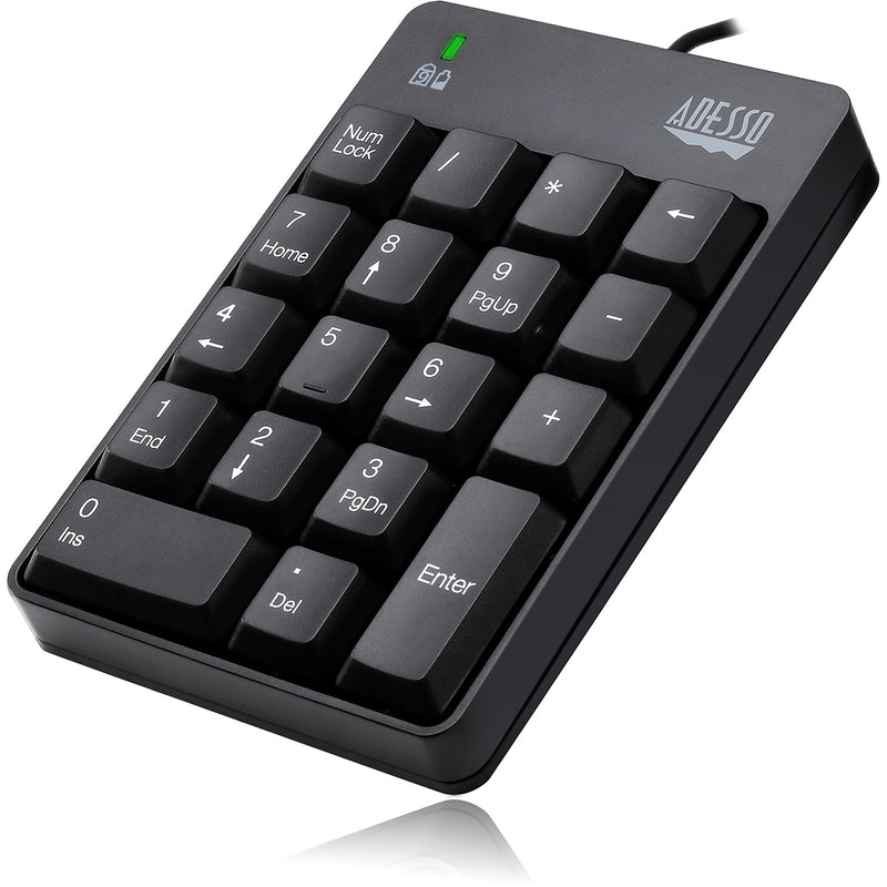Adesso Wired Keypad, Black (AKB-601UB)