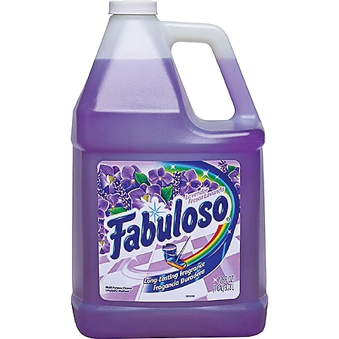 Fabuloso Multi-purpose Cleaner, Lavender Scent Bottle, 1gal.,  4/Carton (CPC53058)