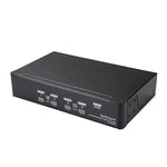 StarTech® SV431DPUA2 DisplayPort KVM Switch 4 Port 4K 60HzDisplayPort 1.2 KVM Computer Switch Box, DisplayPort Switch