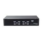 StarTech® SV431DPUA2 DisplayPort KVM Switch 4 Port 4K 60HzDisplayPort 1.2 KVM Computer Switch Box, DisplayPort Switch