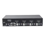 StarTech® SV431DPUA2 DisplayPort KVM Switch 4 Port 4K 60HzDisplayPort 1.2 KVM Computer Switch Box, DisplayPort Switch