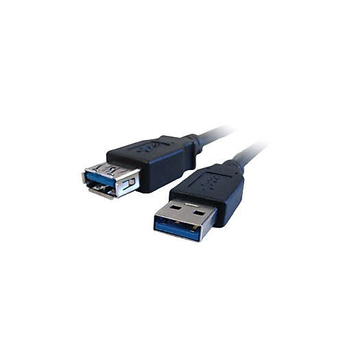 Comprehensive® USB3-AA-15ST 15' USB Type-A Male/Male Data Transfer Cable, Black
