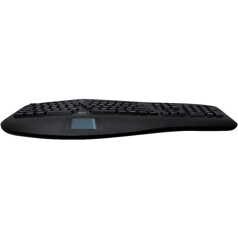 Adesso Tru-Form Wireless Keyboard, Black (WKB-4500UB)