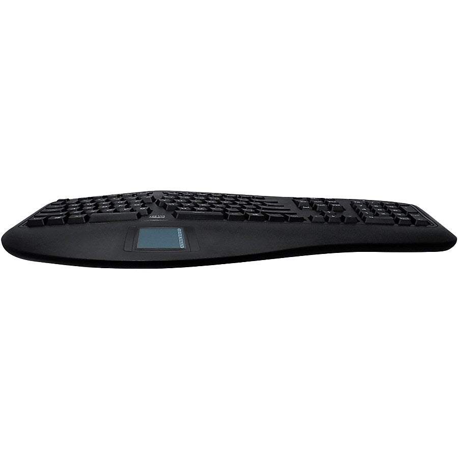 Adesso Tru-Form Wireless Keyboard, Black (WKB-4500UB)