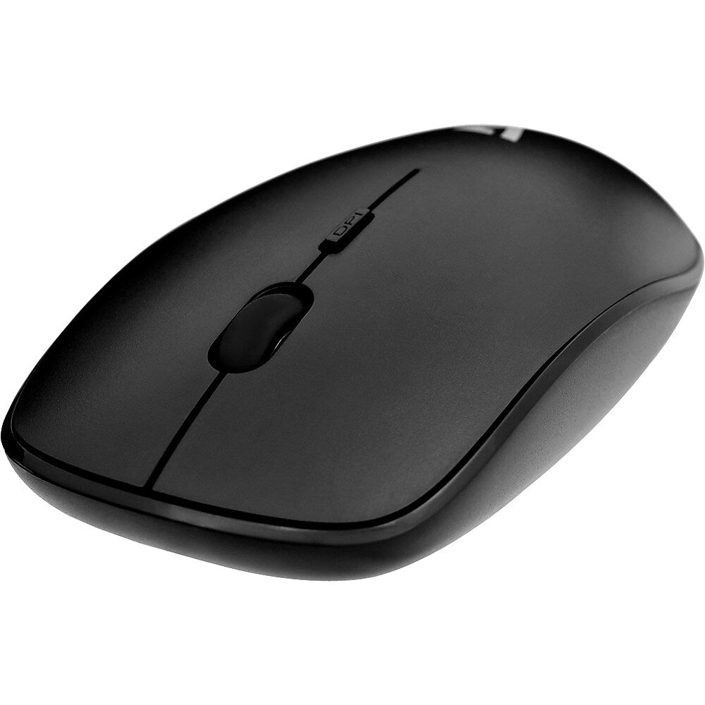 V7 Wireless Ambidextrous Optical Mouse, Black (MW200-1N)