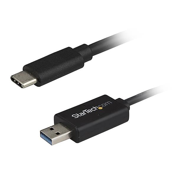 StarTech USBC3LINK 6.5' USB-C to USB-A Data Transfer Cable for Mac/Windows, Black
