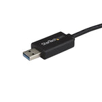 StarTech USBC3LINK 6.5' USB-C to USB-A Data Transfer Cable for Mac/Windows, Black