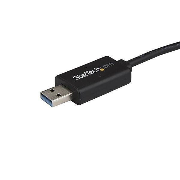 StarTech USBC3LINK 6.5' USB-C to USB-A Data Transfer Cable for Mac/Windows, Black