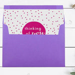 JAM Paper A7 Colored Invitation Envelopes, 5 1/4" x 7 1/4", Violet Purple Recycled, Bulk 1000/Carton (80278B)