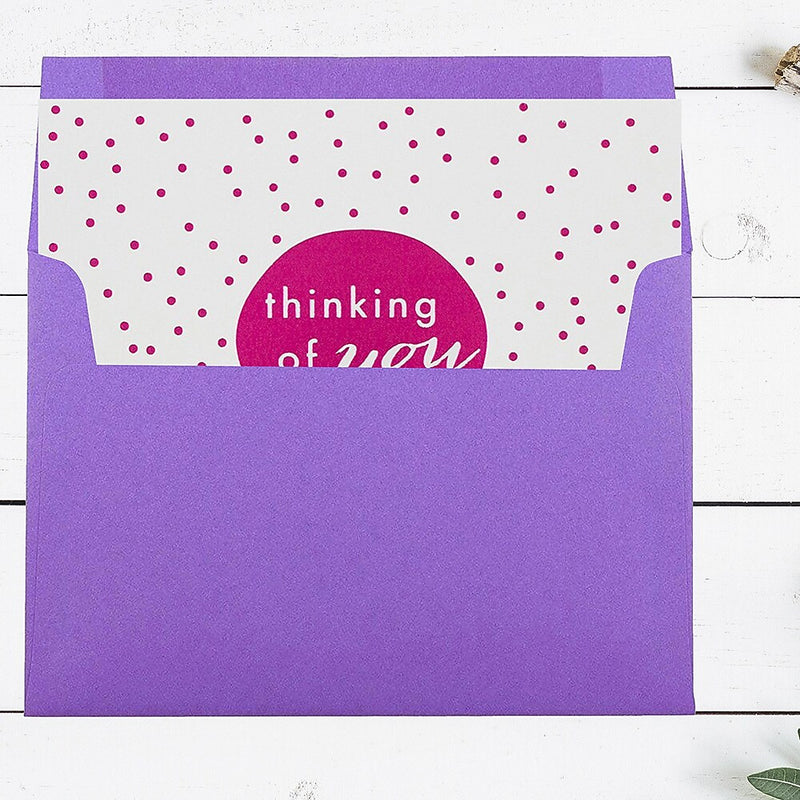 JAM Paper A7 Colored Invitation Envelopes, 5 1/4" x 7 1/4", Violet Purple Recycled, Bulk 1000/Carton (80278B)