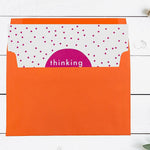 JAM Paper A7 Colored Invitation Envelopes, 5.25 x 7.25, Orange Recycled, Bulk 1000/Carton (95666B)