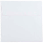 JAM Paper 5.5 x 5.5 Square Invitation Envelopes, White, 100/Pack (28415B)