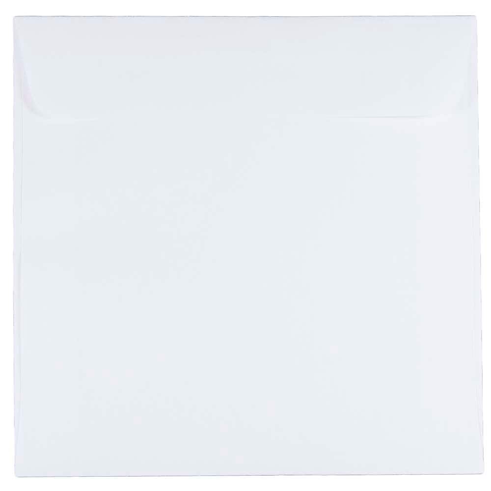 JAM Paper 6.5 x 6.5 Square Invitation Envelopes, White, 100/Pack (28417B)