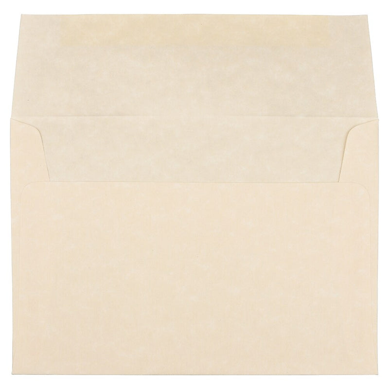 JAM Paper A7 Parchment Invitation Envelopes, 5.25 x 7.25, Natural Recycled, Bulk 1000/Carton (35394B)