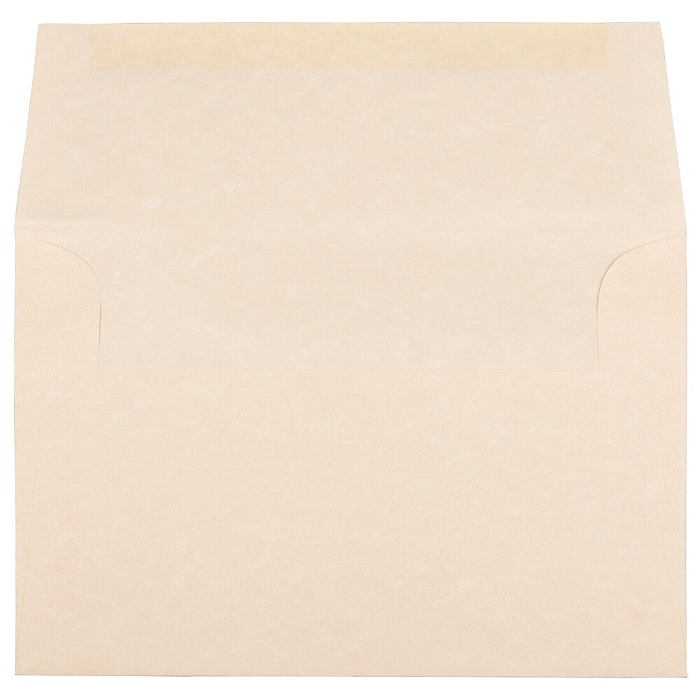 JAM Paper A8 Parchment Invitation Envelopes, 5.5 x 8.125, Natural Recycled, Bulk 1000/Carton (5029B)