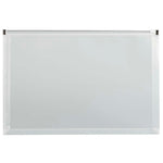 JAM Paper Plastic Envelopes with Zip Closure, Legal Booklet, 9.5 x 14.5, Clear, 12/Pack (219Z1CL)