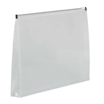 JAM Paper Plastic Envelopes with Zip Closure, Legal Booklet, 9.5 x 14.5, Clear, 12/Pack (219Z1CL)